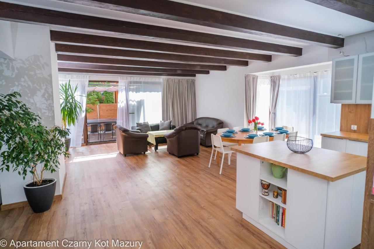 Malkinie Czarny Kot Mazury Dom Calorocznyヴィラ エクステリア 写真