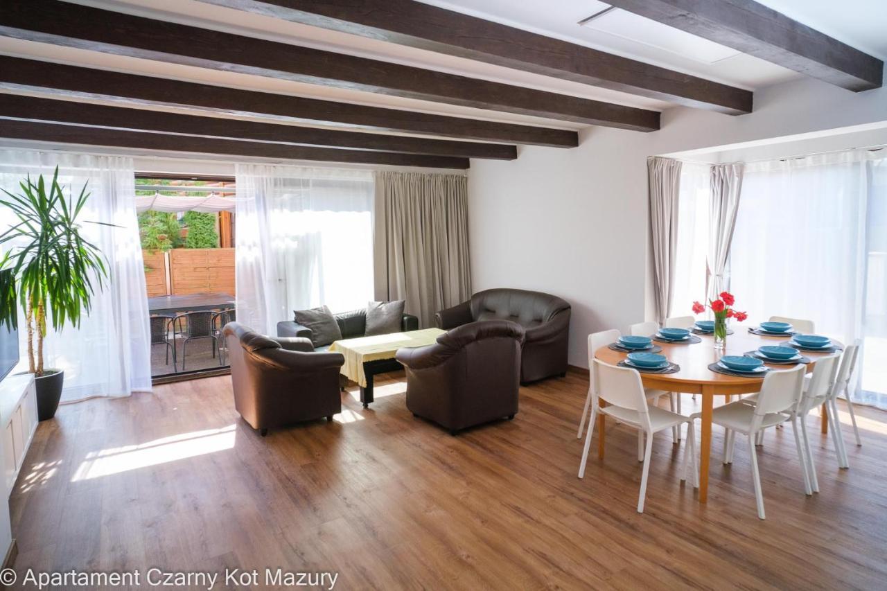 Malkinie Czarny Kot Mazury Dom Calorocznyヴィラ エクステリア 写真