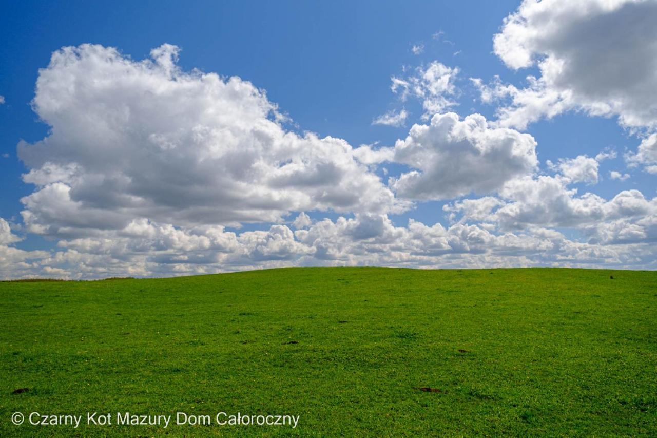 Malkinie Czarny Kot Mazury Dom Calorocznyヴィラ エクステリア 写真